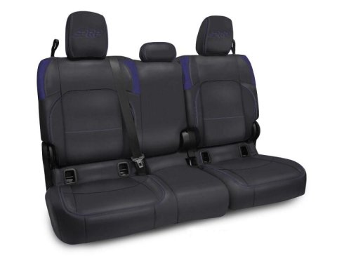 PRP Jeep Wrangler JT Rear Bench Covers - with no Armrest - Black/Purple