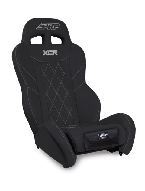 PRP XCR Suspension Seat - Black w Diamond Stitch/Front Pocket