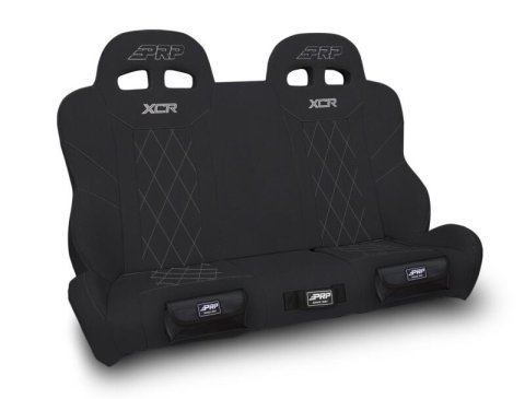PRP XCR Polaris RZR Quick Release Rear Suspension Bench Seat w Diamond Stitch/Front Pockets