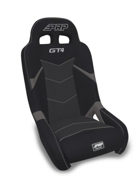 PRP Polaris RZR/Can-Am Maverick GT4 Suspension Seat - Black/Gray