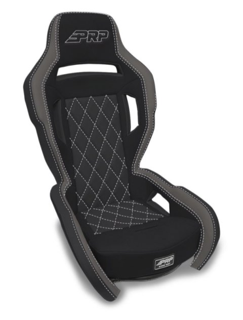 PRP Contour Suspension Seat - Black & Gray