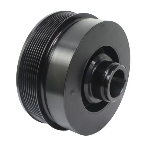 Fluidampr Chevy LSX 6-1/4in Damper w/Single 8 Rib 6.57in Dia Pulley Steel Internally Balanced Damper