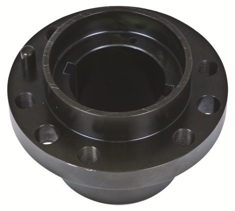 Fluidampr BBC Int Balanced Dual (1/4in & 1/4in) Keyway Harmonic Balancer Adapter Hub (Hub Only)