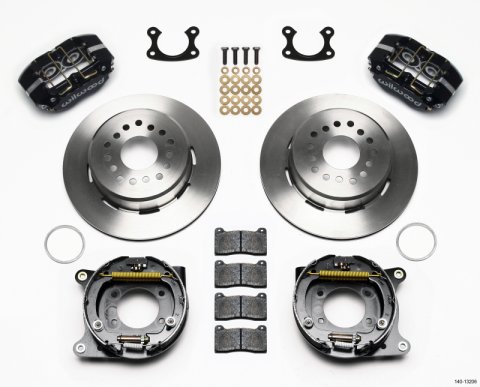 Wilwood Dynapro Dust-Boot P/S Park Brake Kit Small Ford 2.50in Offset