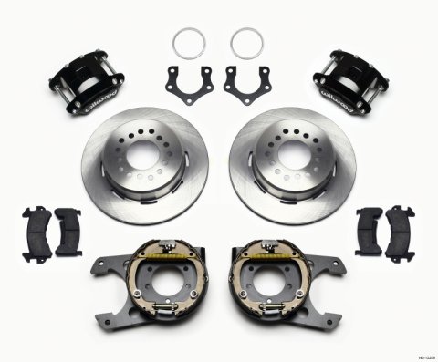 Wilwood D154 P/S Park Brake Kit Mopar/Dana 2.50in Off w/Snap Ring Bearing