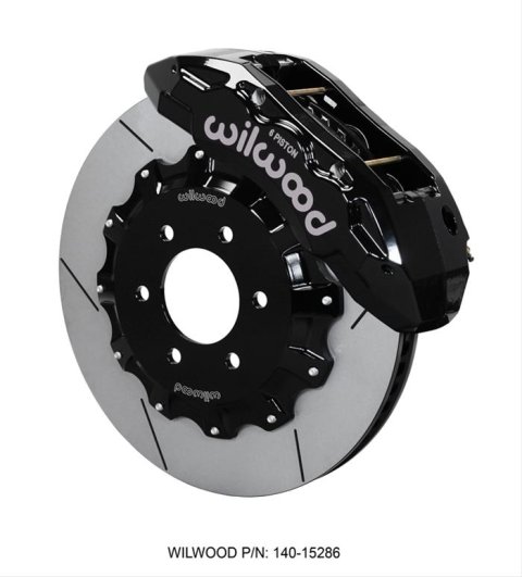Wilwood TX6R Front Kit 15.50in Black 2004-08 Ford F150 - 4WD