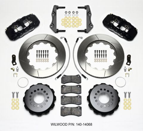 Wilwood AERO4 Rear Kit 14.25in 2014-Up Challenger w/Lines
