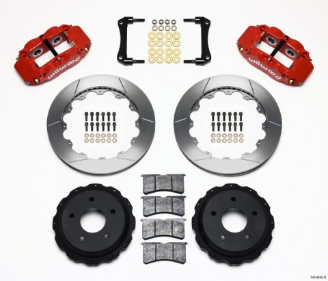 Wilwood Narrow Superlite 4R Rear Kit 12.88in Red 98-02 Camaro/Firebird