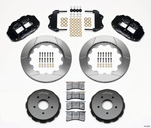 Wilwood Narrow Superlite 6R Front Hat Kit 14.00in 2004-2006 Pontiac GTO