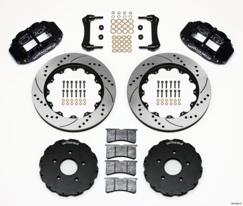 Wilwood Narrow Superlite 6R Front Hat Kit 14.00in Drilled 2005-up Corvette C6