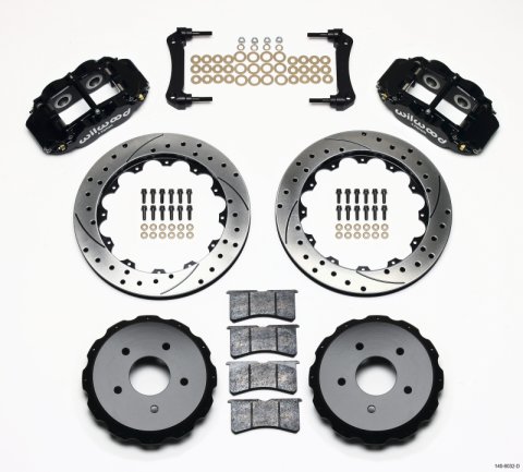 Wilwood Narrow Superlite 4R Rear Kit 12.88in Drilled 97-04 Corvette C5/Z06