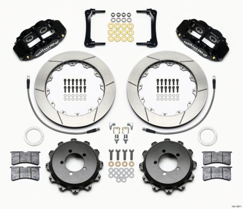 Wilwood Narrow Superlite 4R Rear Kit 12.88in 2012-Up Toyota / Scion FRS w/Lines