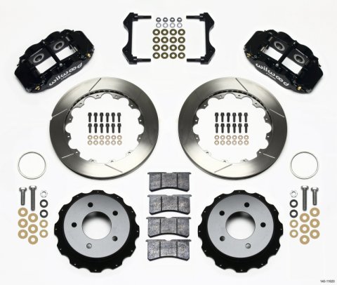 Wilwood Narrow Superlite 4R Rear Kit 12.88in 84-87 Corvette C4
