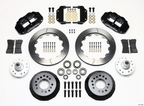 Wilwood Narrow Superlite 6R Front Hub Kit 12.88in Magnum Force Drop Spindle