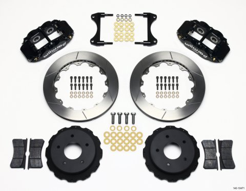 Wilwood Narrow Superlite 4R Rear Kit 12.88in 65-82 Corvette C2/C3