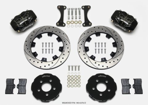 Wilwood Forged Dynalite Front Hat Kit 12.19in Drilled 00-04 PT Cruiser/03-04 SRT/4