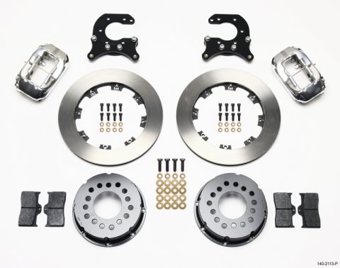 Wilwood Forged Dynalite P/S Rear Kit Polished Small Ford 2.66in Offset