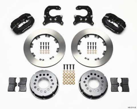 Wilwood Forged Dynalite P/S Rear Kit 58-64 Olds/Pontiac Ends