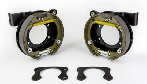 Wilwood Brackets (2) - Disc/Drum Big Ford-New 2.36in Offset 1pc vented