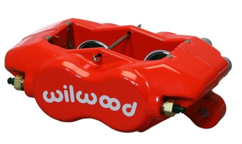 Wilwood Caliper-Forged Dynalite-Red 1.75in Pistons 1.10in Disc