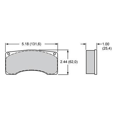 Wilwood PolyMatrix Pad Set - 9225 A