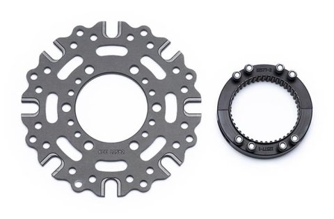 Wilwood Hub Kit-Splined Sprint Axle Clamp-Dynamic 8 x 7.00 BC w/ T-Nuts (GEN II)
