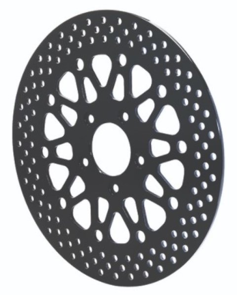 Wilwood Rotor-Front-Harley-Davidson Motorcycle 2008-Up Black Finish 11.80 x .196 - 5 on 3.25in