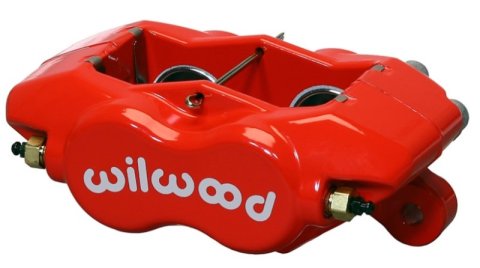 Wilwood Caliper-Forged Dynalite- Red 1.75in Pistons 1.00in Disc
