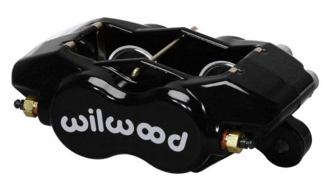 Wilwood Caliper-Forged Dynalite-Black 1.12in Pistons .81in Disc