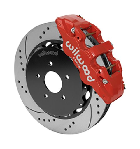 Wilwood Narrow Superlite 4R Rear Big Brake Kit Mopar/Dana 14in Drilled/Slotted Rotor