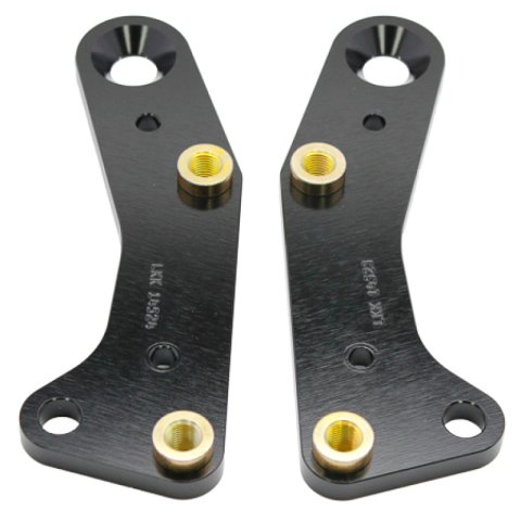 Wilwood Brackets (2) - Flat Primary Spindle (5/8) 6.230 / 4.375 / 1.54 HT