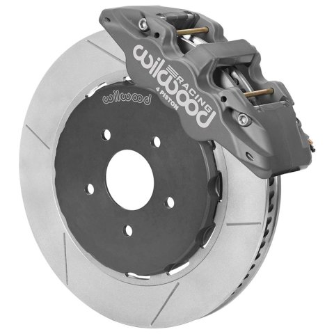 Wilwood Aero4R/ST Front Big Brake Kit 14in Black Anodize 97-13 Chevrolet Corvette C5/C6