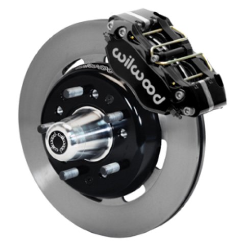Wilwood 55-57 Chevy Bel Air w/ Wilwood Tri-Five Spindle Dynapro 4 Kit, 5x4.50in/4.75in Hub