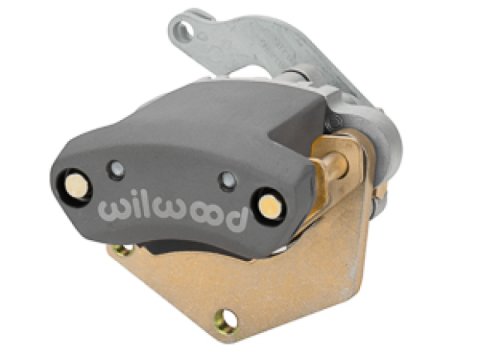 Wilwood LH MC4 Mechanical Parking Brake Caliper - 2.00in Bracket - 1.10in Disc - Ty3 Hard Ano