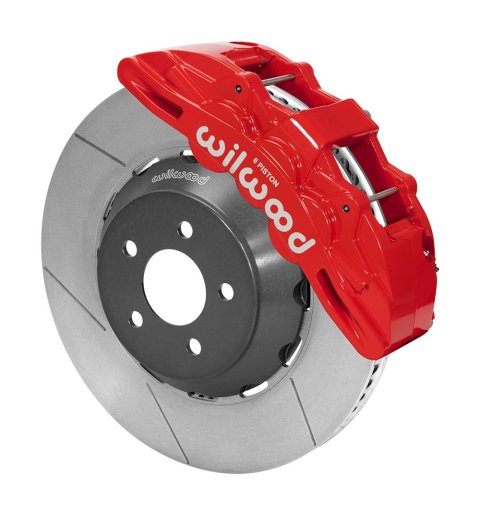Wilwood 15-23 Mustang Front Kit SX6R Lug Drive
