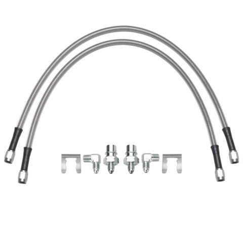 Wilwood M10x1.00 BF TO 90 20in. Flexline Kit