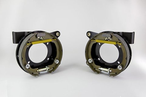Wilwood Chevrolet C10 2.44 Rear Disc/Drum Bracket Kit (Less Caliper Brackets) - Pair