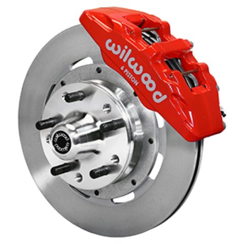 Wilwood 97-93 Mopar A/B/E/F/J Body Dynapro 12.19x0.81 Six Piston Front BBK - Red
