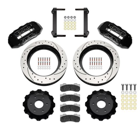 Wilwood TX6R Front Kit 16.00in Black 99-18 GM Truck/SUV 1500