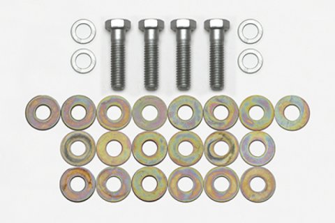 Wilwood - Bracket Bolt Kit 3/8-16x1.50 Large ,W/ Washers + Shims