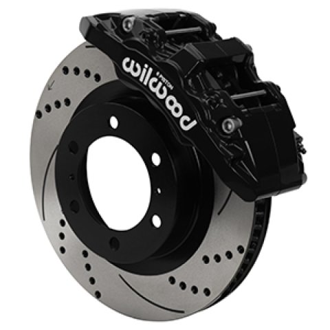 Wilwood - 15-21 Toyota Tacoma Aero6-DM SRP Front Brake Kit GT Vented 13.31 Rotor W/Lines