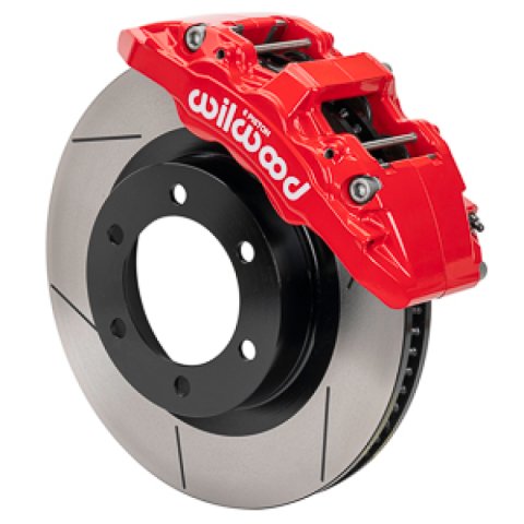 Wilwood 19-22 Ford Ranger Aerolite 6R Kit 6 x 5.50in Hub - 13.38in Slotted Rotor - Red