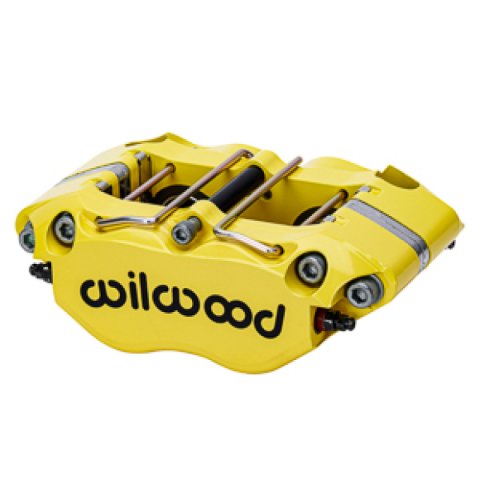 Wilwood Narrow Dynapro 4.75in Mount 1.12/1.12in Pistons .950in Disc - Yellow Caliper