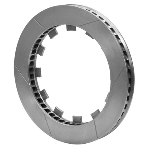 Wilwood GT 48 Slotted Curved Vane Spec-37 Dynamic 12 Lug Mount Rotor 13in Dia. 1.25in Width - L/H