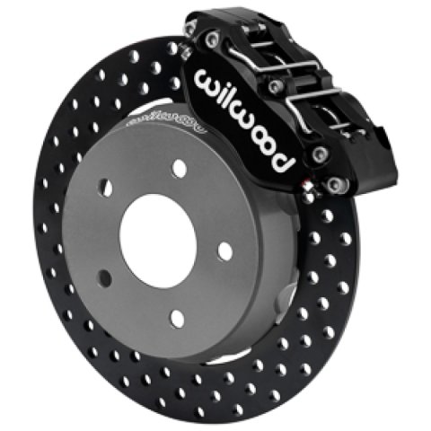 Wilwood 22-23 Polaris RZR Turbo Dynapro 4R Front Brake Kit w/ 11.25in Drilled Rotors - Black