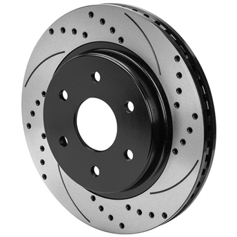 Wilwood 6x5.315 SRP Drilled and Slotted Performance Rotor & Hat R/H - Black