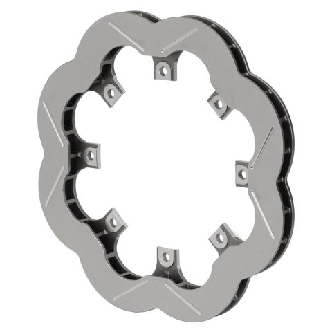 Wilwood Super Alloy Scalloped Slotted Rotor 11.75in Dia - 0.81in Width - 32 Vane - 8x7in Bolt Circle
