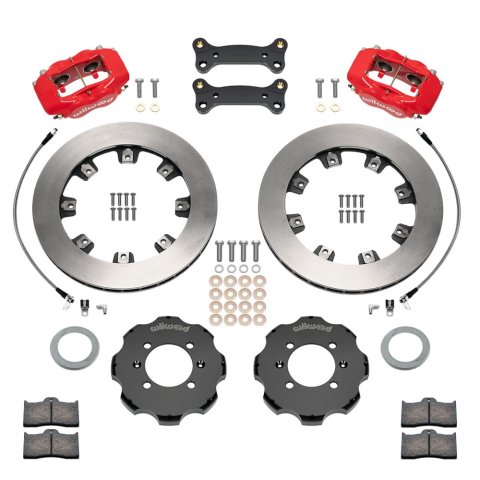 Wilwood Forged Dynalite Front Hat Kit 11.75in Rotor Red Caliper 16+ Miata