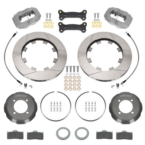 Wilwood Forged Dynalite Front Race BBK Kit - Anodize Caliper - 11.75in GT Slotted Rotor 16+ Miata