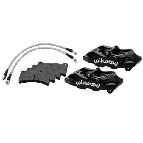 Wilwood 05-13 Corvette C6 Base Models DPC56 Rear Caliper Kit - Black
